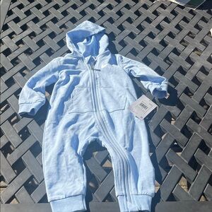 Nike Light Blue Kids One Piece Footie